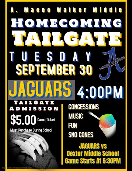 Tailgate Information September 30 2025